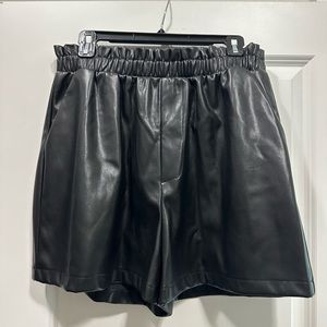 BB Dakota Faux Leather Shorts